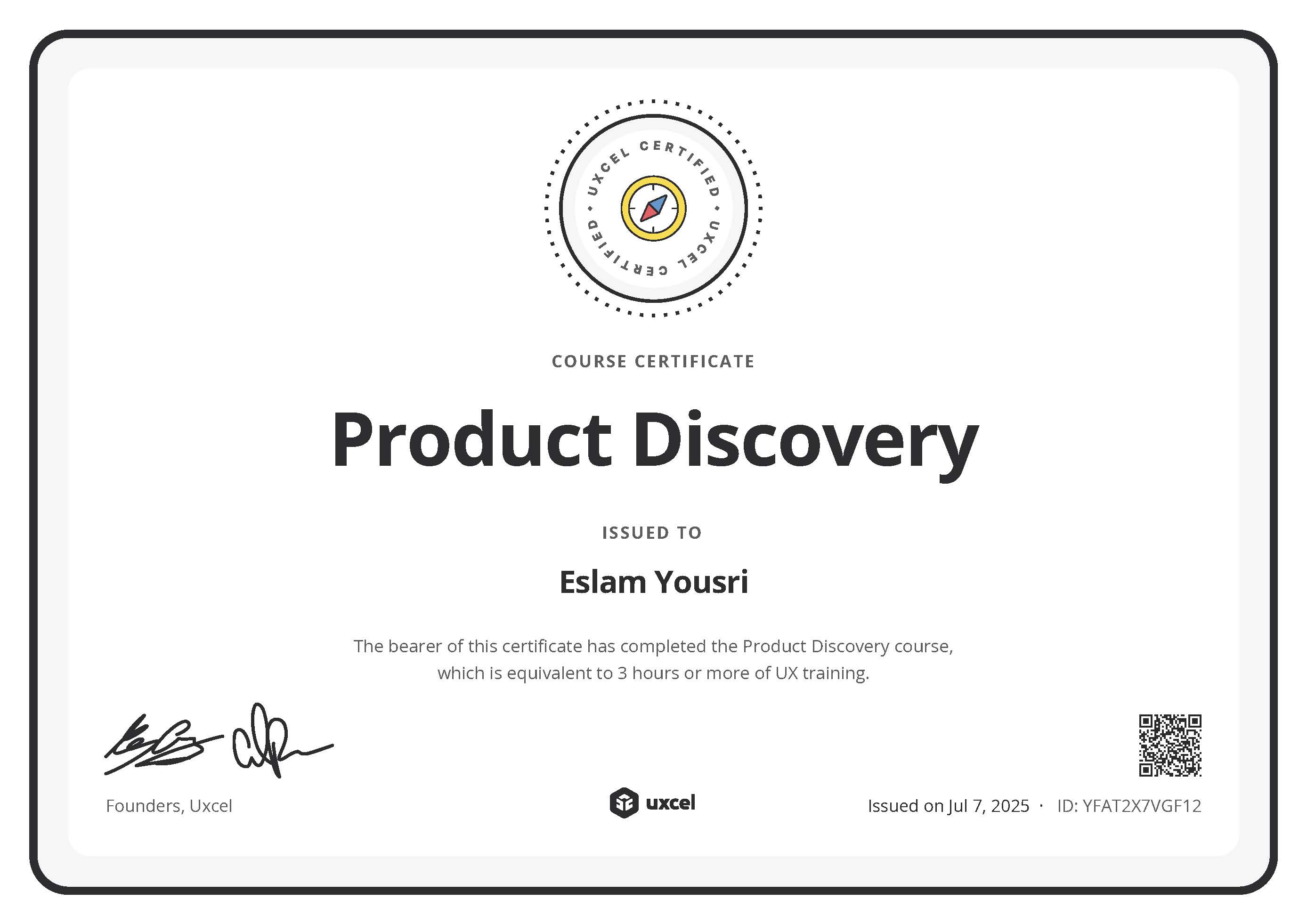 Product Discovery Certification